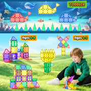 Soyee Magnetic Tiles Toddler Toys Games Sensory Toys for Toddlers 3-4 Magnetic Blocks for Kids Age 3-5 4-8 Outdoor Toddler Activities Preschool Building Learning Toys
