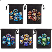 CiaraQ Polyhedral Dice Set - DND Role Playing Dice | Acrylic RPG Dice for Dungeons and Dragons MTG Table Games, Multi-color, 35pcs