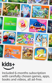 Amazon Fire HD 8 Kids tablet (newest model), ages 3-7 | 4GB memory, Includes ad-free and exclusive content, parental controls and 13-hr battery, 64GB, Blue