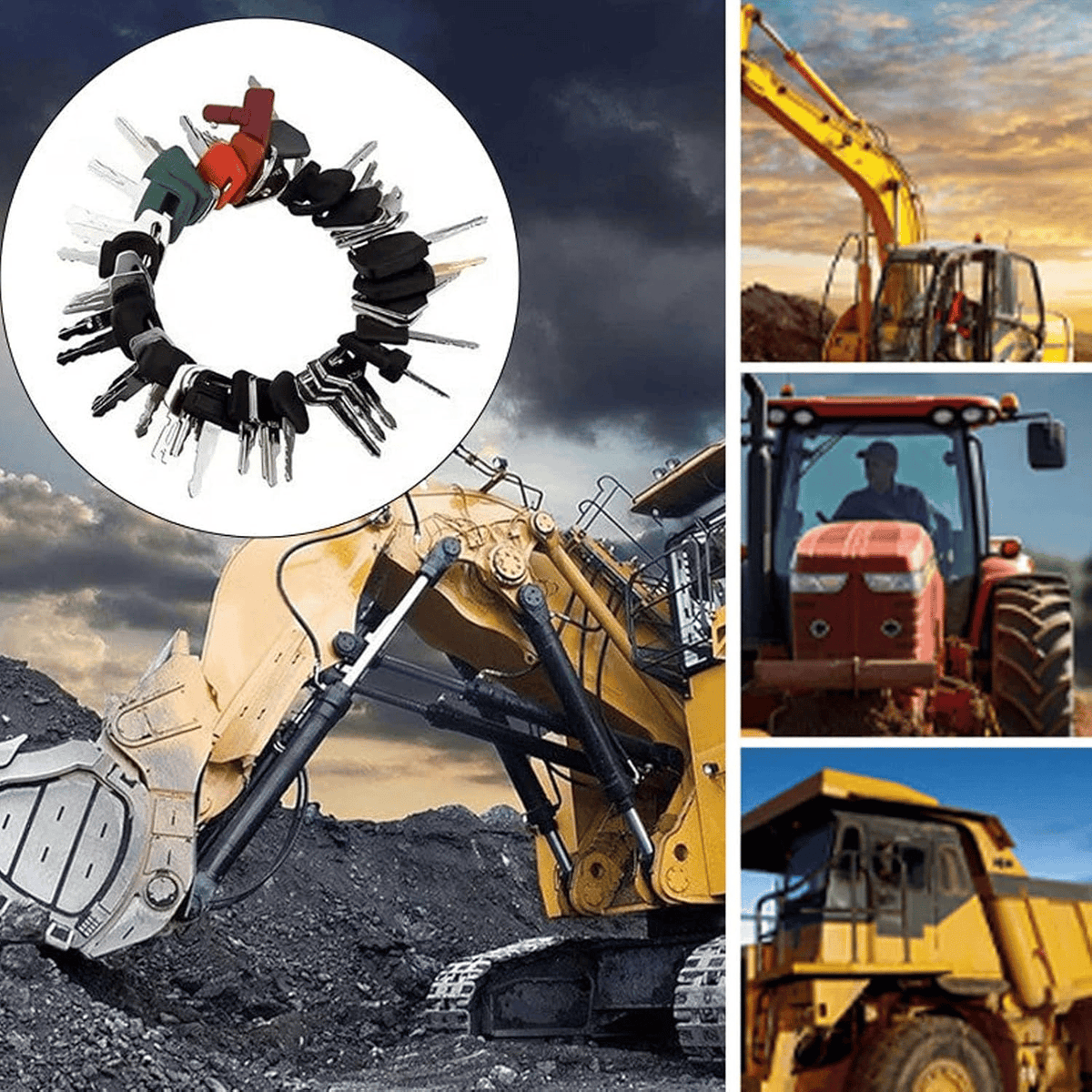 24 / 42  Premium Heavy Equipment Keys Master Set