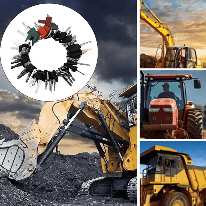 24 / 42  Premium Heavy Equipment Keys Master Set