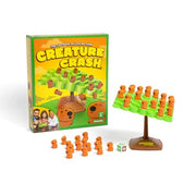 Creature Crash - The Capybara Balancing Game by Relatable | Family Game Night Pick, Includes 49 Capybaras, Balancing Board, Pillar Base, Die & Instructions