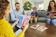 Mattel Games Giant UNO Card Game, Ages 7+, Players 2-10 | Oversized Classic UNO Deck With Customizable Cards for Bigger Game Play, Color Blind Accessible