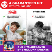 Doctor Jupiter My First Science Experiments Kit for Kids Ages 4+ | Birthday Gift Ideas for Boys & Girls 4, 5, 6, 7, 8 Year Olds, Science Kits for Kids Ages 5-7, STEM Educational Toys