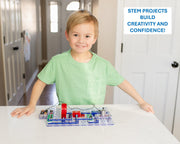 SNAP CIRCUITS Jr. SC-100 STEM Electronics Kit, 100+ Projects, Ages 8+ | Build 100+ STEM projects with 28 snap-together parts and a full-color project manual