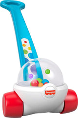 Fisher-Price Corn Popper, Blue Push-Along Toy | Baby & Toddler Toy with Ball-Popping Action, Developmental Play for Infants Ages 1+ Years, 2-Piece Assembly
