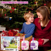 Walkie Talkies Toys for Girls:Unicorn Toys 2 Pack Birthday Gifts for 3 4 5-7 8 Year Old Girls Toy for 4 5 6 7 8-10 Year Old Camping Outdoor Game,Christmas Stocking Stuffers for Girls Kids