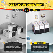 Kisbox ETB Protector Case, 5mm ETB Acrylic Display Case, Clear Ultra Acrylic Boxes for Display Compatible with Elite Trainer Box, Dustproof and Waterproof Display Box