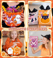 Halloween Party Favors,Halloween Stickers,DIY Crafts Stickers for Kids | Kids Halloween Decorations Games Toys Gifts Treats Activities Party Supplies,Halloween Goodie Bags (24 Sheets)