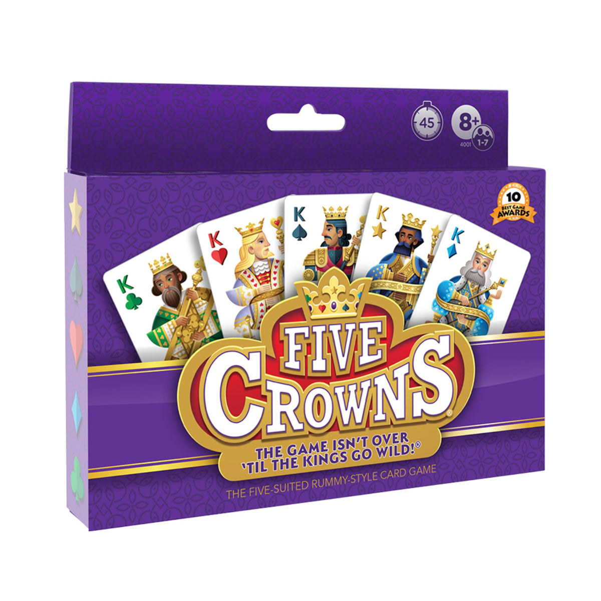 Five Crowns Rummy Style Card Game for Kids and Adults, Family Game Night | Family Game Night, Travel Games, Screen-Free, Holiday Game, Playing Cards, Award-Winning