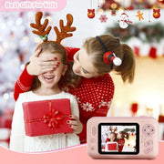 Makolle Kids Camera Toys for Girls 3-12 Year Old,HD Digital Video Camcorder Camera with Tripod,Children Chritmas Birthday Gift with SD Card-Pink