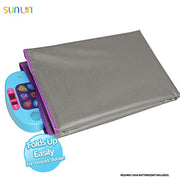SUNLIN Dance Mat for Girls Ages 3-8, Interactive Dancing Game Pad, Pink | Dance Mixer Rhythm Step Playmat with LED Lights, Adjustable Volume, Built-in Music, Birthday Gift for Girls 3 4 5 6 Years Old