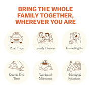 TALES 150 Conversation Cards, Family Edition, Create Meaningful Connections