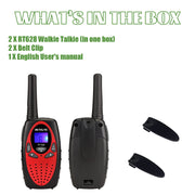Retevis RT628 Walkie Talkies for Kids, Toys for 6-12 Year Old Girls Boys | Outdoor Camping Hiking Games, Birthday Gift, Kids Walkie Talkies Easy to Use, Keypad Lock, 22 Channels 2 Way Radio Toy