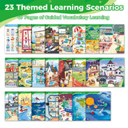 Timetome 500 Words Sound Book for Kids | Interactive Educational Toy with 23 Themes, Touch Activated Audio Book for Vocabulary Development and Early Education