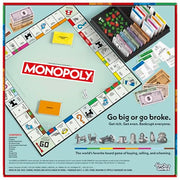 Monopoly Board Game | Classic Game with Storage Tray and Larger Tokens | Ages 8+ | 2 to 6 Players | Family Games for Kids and Adults | Kids Gifts
