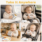 SOCBTNSO Montessori Busy Cube Travel Toy for Toddlers | Learning Fine Motor Skills, Toys for 1 Year Old Boy, 6 9 12 Months Baby Shower Gifts