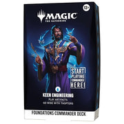 Magic: The Gathering Foundations Commander Deck - Keen Engineering | 100-Card Deck + Accessories
