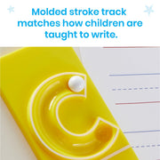 hand2mind MarbleTracers - Lowercase Letters, 24 Letter Trays, 10 Marbles | Preschool Learning Activities, Fine Motor Skills Toys, Kindergarten Centers for Classroom, Handwriting Practice