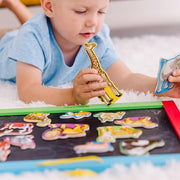 Melissa & Doug Wooden Animal Magnets 20-Piece Set with Storage Box | 20 Wooden Animal Magnets, Fine Motor Sorting Play, Storytelling Pretend Play, Toddler Learning Toys for Kids, Ages 2+
