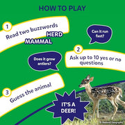 Skillmatics Guess in 10 Game – National Geographic Animals, Gift for Kids | Educational Cards, Family Trivia Game, Travel Toy & STEM Board Game, Screen-Free Fun, Boys & Girls Ages 6, 7, 8, 9 and Up