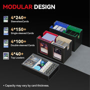 Kabinka 5-in-1 MTG Commander Deck Box, Holds 400+ Double-Sleeved Cards