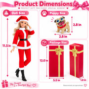 11.5 Inch Doll Clothes and Accessories Gift Set with 1 Fashion Doll