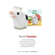 Toniebox 2 My First Farm Bundle for Kids 1+ with Soft and Squeezable Cow, Horse, and Pig - Sky Blue