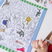 Melissa & Doug Seek & Find Sticker Pad Animals Activity Toy | 21 Pages, 14 Animal Scenes, 400 Color-Coded Stickers, Matching & Coloring Skills, Arts & Crafts Travel Toys for Kids, Ages 4+